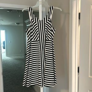 Black and white dress
